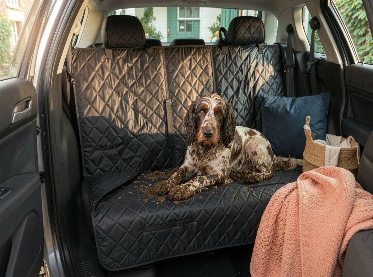 Waterproof Pet Car Seat Cover, Universal Fit