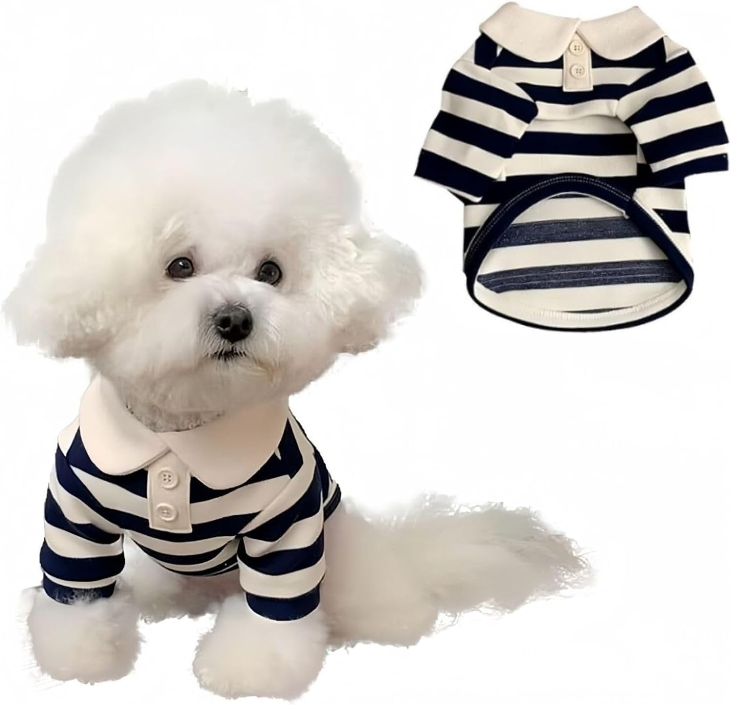 Dog Polo Shirt for Small Dogs – Soft Breathable Cotton