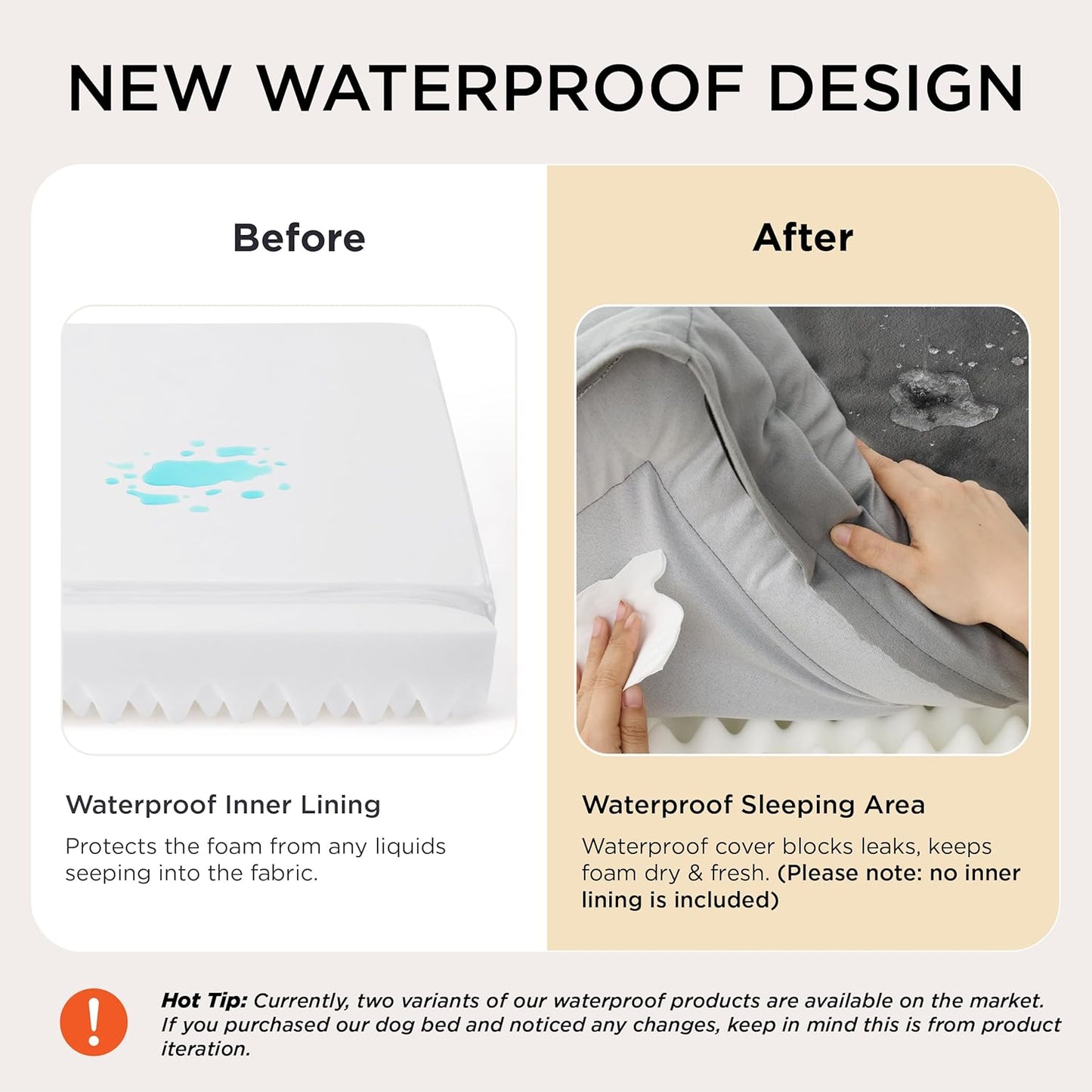 Orthopedic Dog Sofa Bed – Waterproof, Supportive Bolster