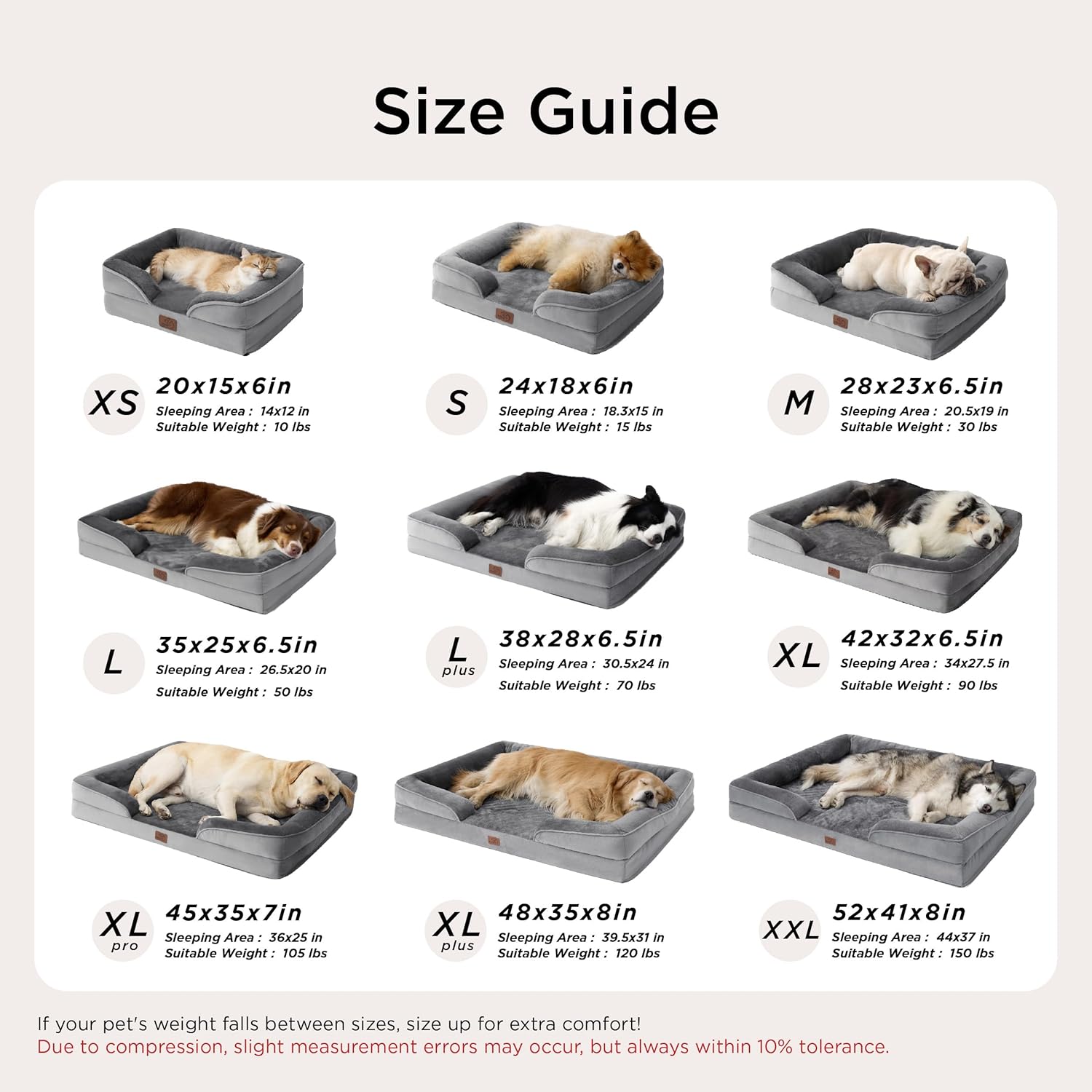 Orthopedic Dog Sofa Bed – Waterproof, Supportive Bolster
