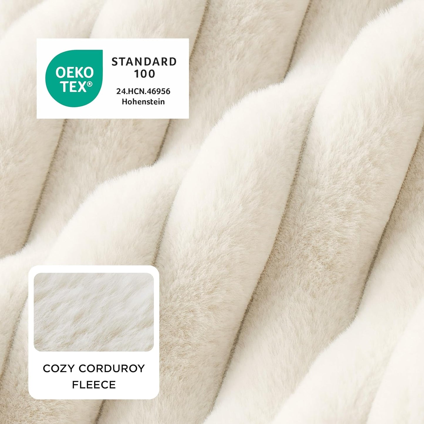 Rectangle Fleece Dog Bed with Raised Sides and Washable Cover