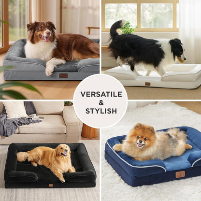 Orthopedic Dog Sofa Bed – Waterproof, Supportive Bolster