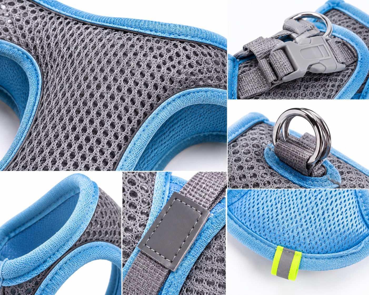 Baxter's Canine Pet Store Adjustable Reflective Pet Harness Set With Leash