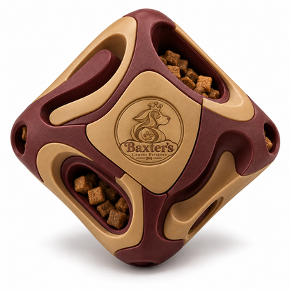 Baxter’s Multi-Compartment Interactive Treat Puzzle Feeder for Dogs