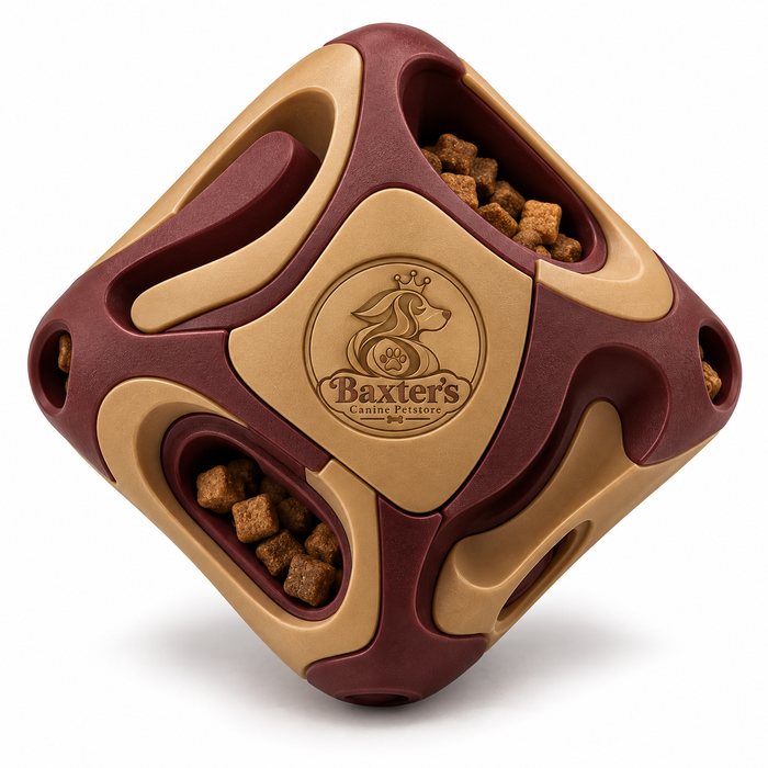 Baxter’s Multi-Compartment Interactive Treat Puzzle Feeder for Dogs