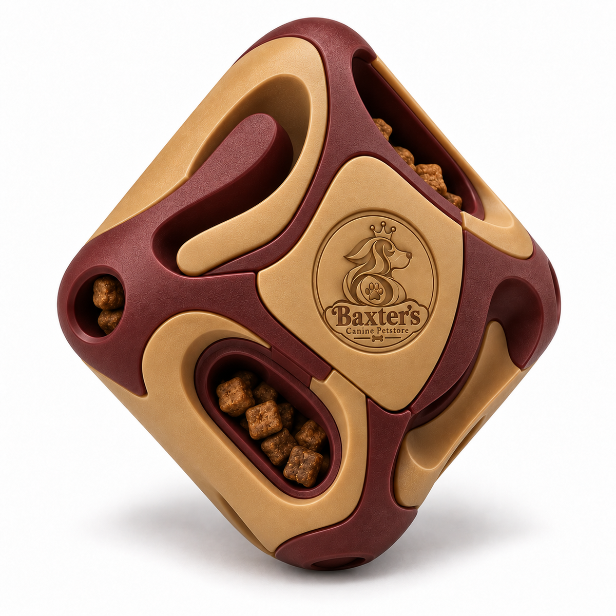 Baxter’s Multi-Compartment Interactive Treat Puzzle Feeder for Dogs