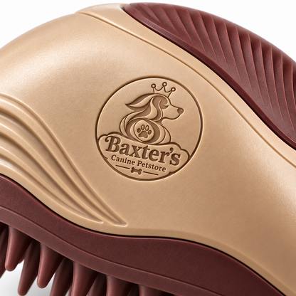 Baxter’s Soft Silicone Grooming & Massage Brush for Dogs and Cats