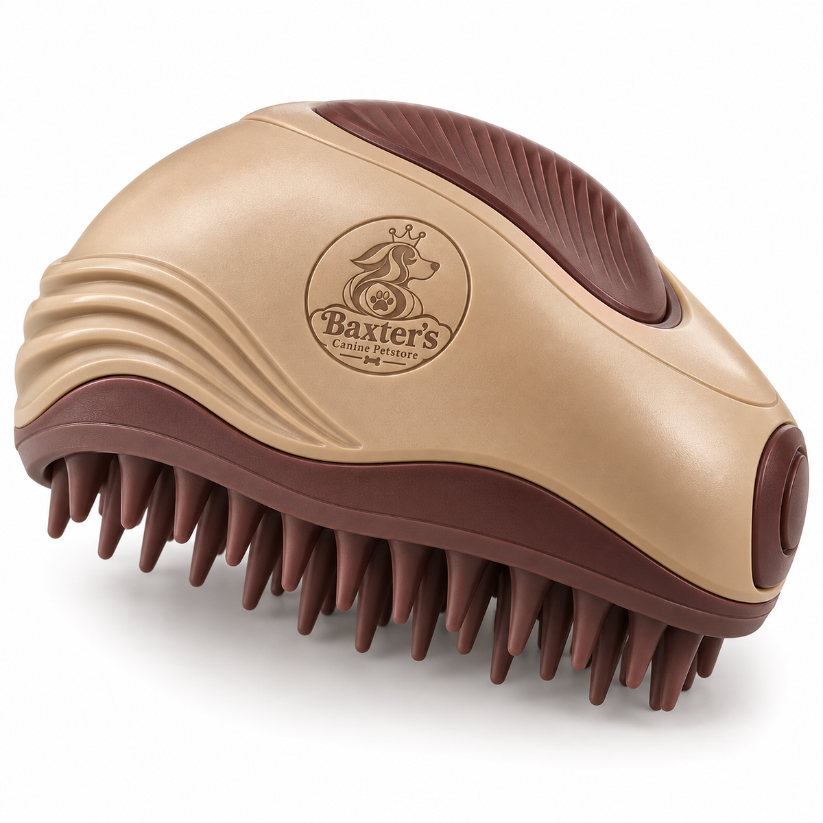 Baxter’s Soft Silicone Grooming & Massage Brush for Dogs and Cats