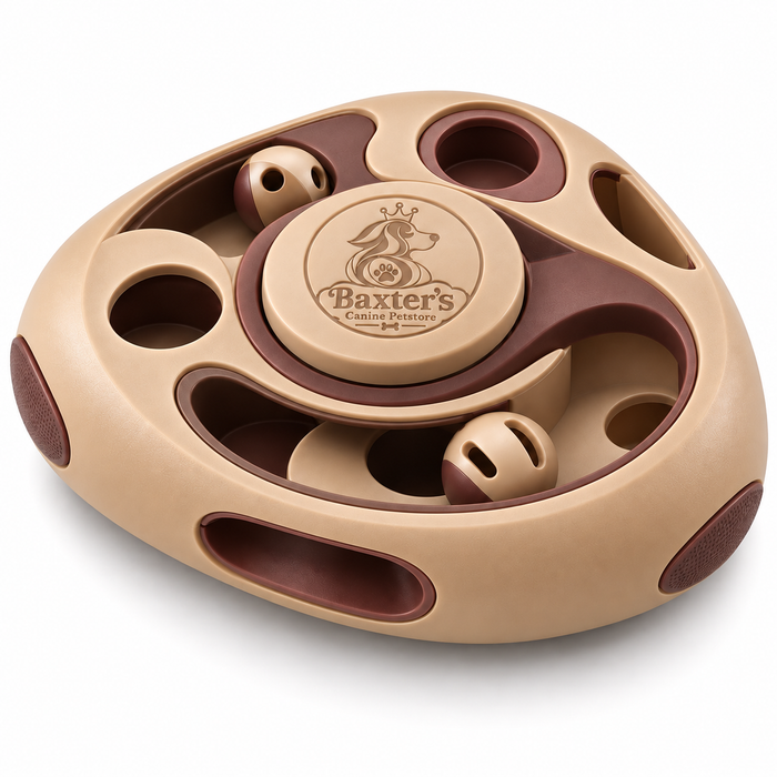 Baxter’s Enclosed Ball-Track Puzzle Toy – Interactive Paw Play for Cats