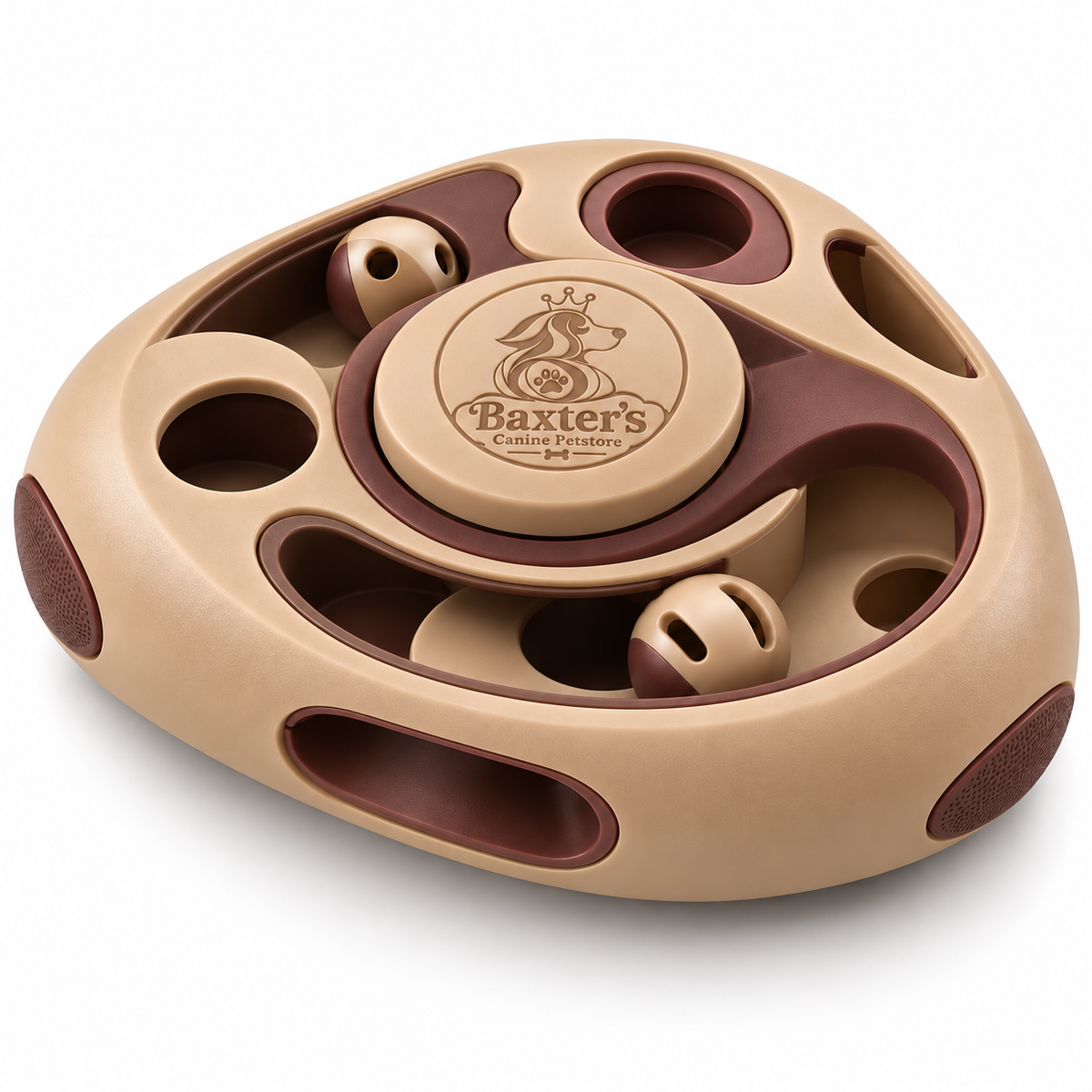 Baxter’s Enclosed Ball-Track Puzzle Toy – Interactive Paw Play for Cats