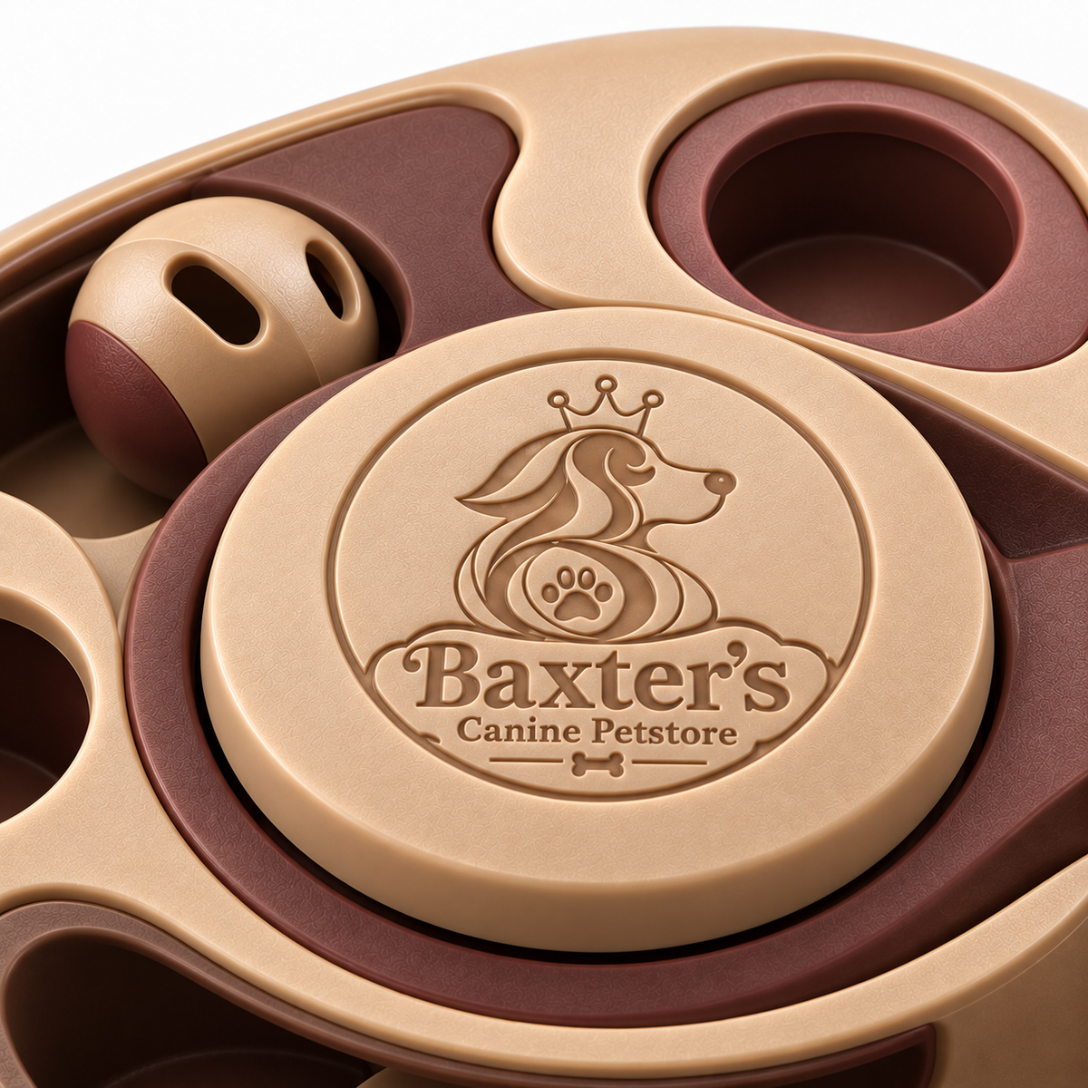 Baxter’s Enclosed Ball-Track Puzzle Toy – Interactive Paw Play for Cats