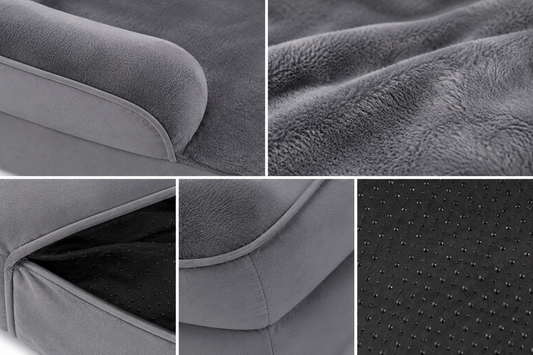 Orthopedic Dog Sofa Bed – Waterproof, Supportive Bolster