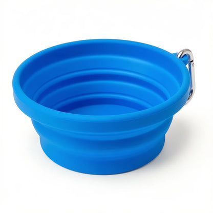 Collapsible Silicone Travel Bowl for Dogs & Cats