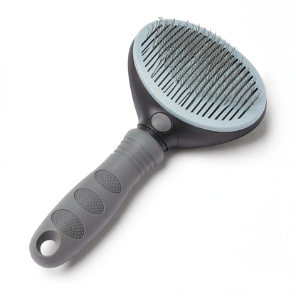 Self-Cleaning Retractable Slicker Brush
