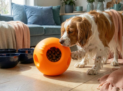 Interactive Treat-Dispensing Puzzle Toy