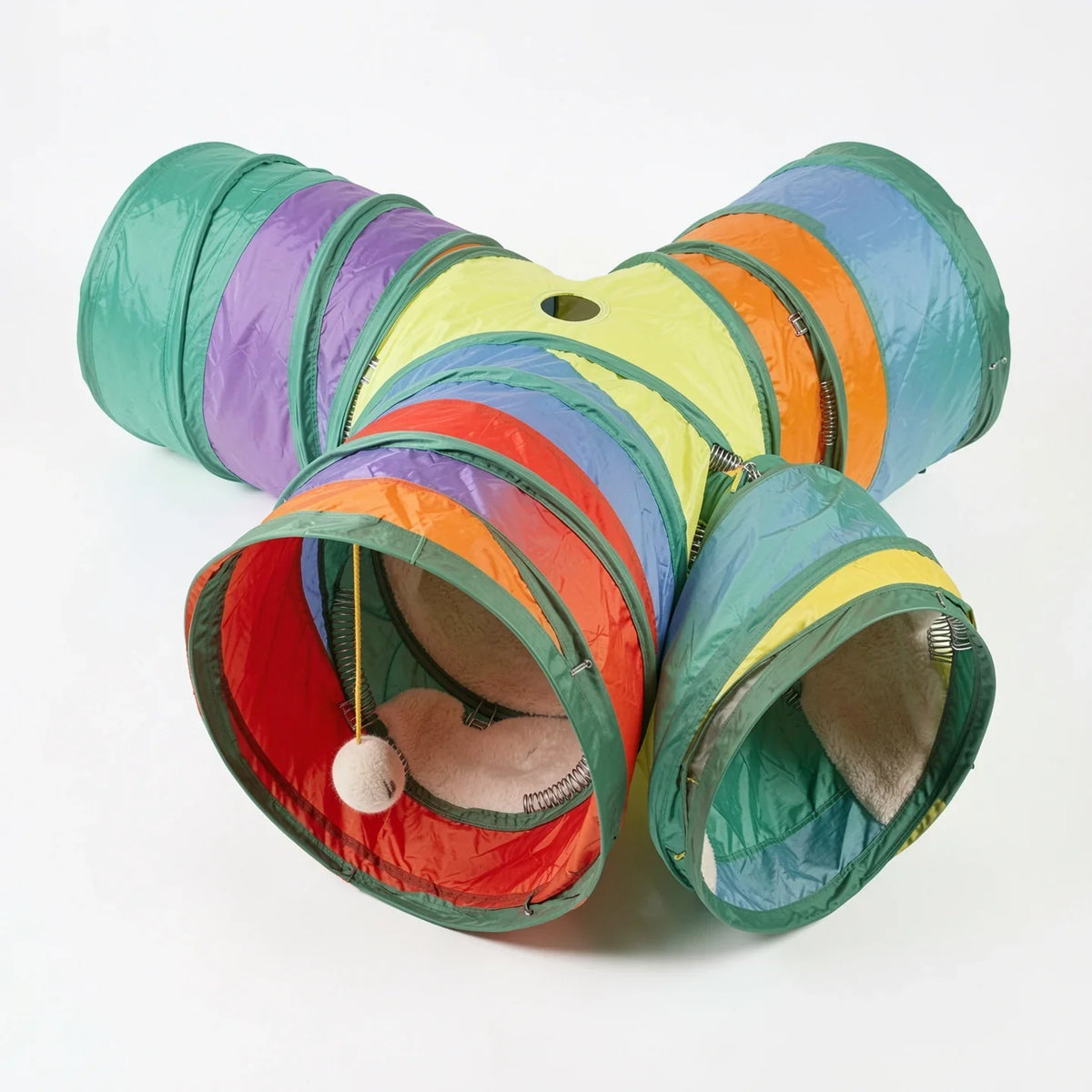 Collapsible Cat Play Tunnel, 3-Way