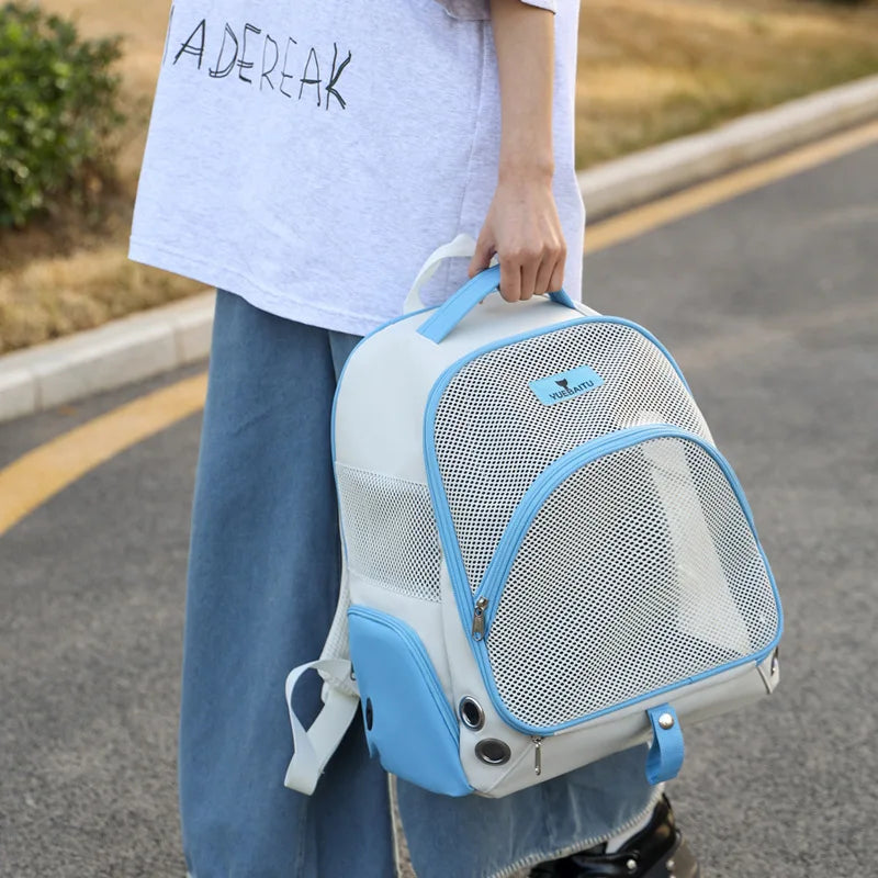 Breathable Cat Backpack Carrier With Large Storage