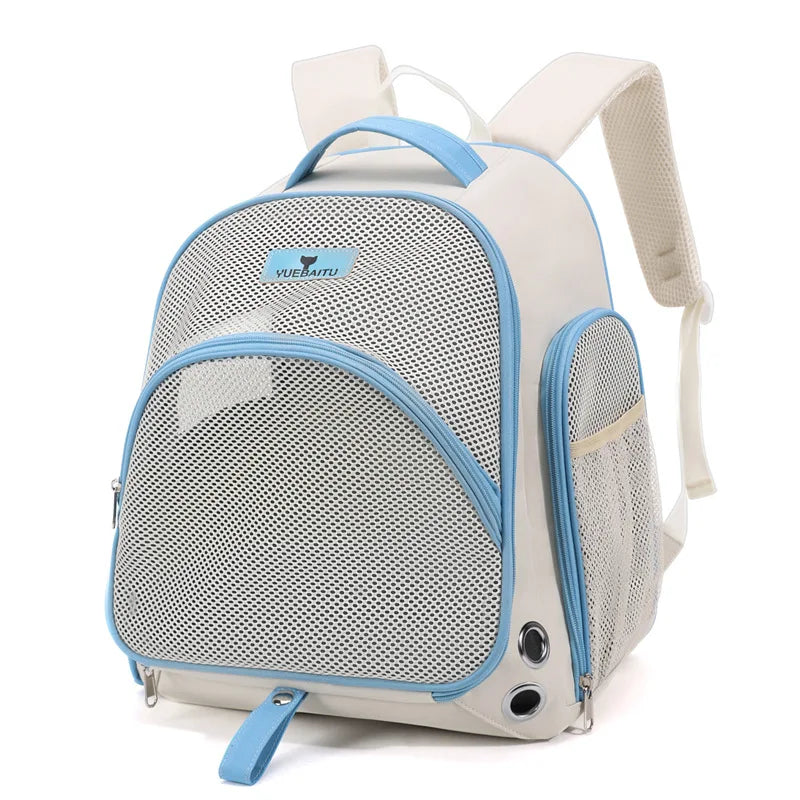 Breathable Cat Backpack Carrier With Large Storage