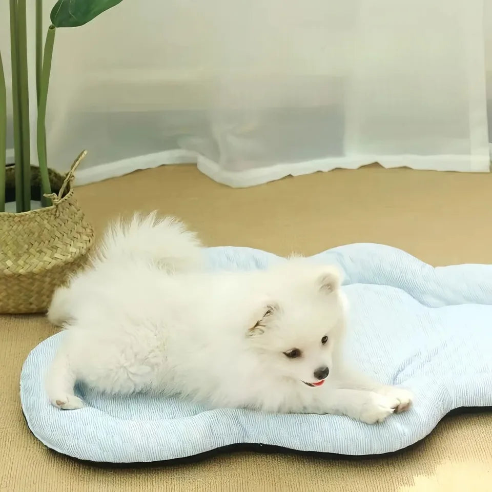 Cooling Pet Bed Mat for Dogs – Washable Summer Cushion